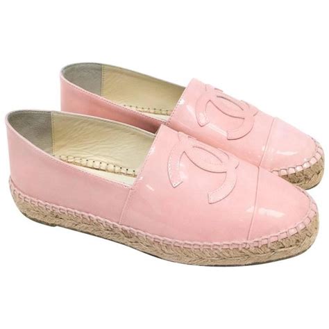 chanel slides pink|Chanel espadrille wedges.